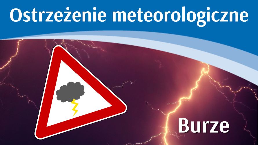 Ostrzeżenie meteo - Burze (5.05)