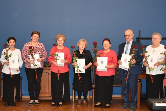 Nagrodzeni łącznicy z Sekcji EiR ZNP w Głownie