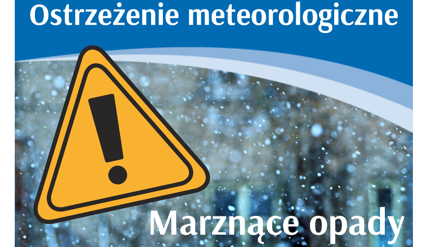 Ostrzeżenie meteo - Opady marznące (26-27.11.2022)