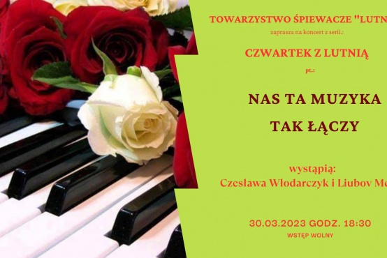 plakat zapowiadający koncert