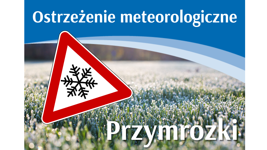 Ostrzeżenie meteo - przymrozki (3.06)